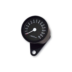 15.000 RPM Cafe Racer Tachometer Black