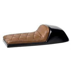 Cafe Racer Seat Diamond Stitch Chocolat Type 39