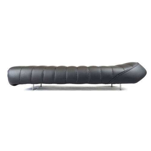 51cm - 20cm Brat seat Extra flat upswept - Zwart type 2