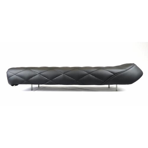 51cm - 20cm Brat seat Extra flat upswept - Zwart type 1