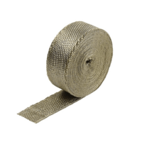 Bande d'échappement couleur titane 10M x 5 CM