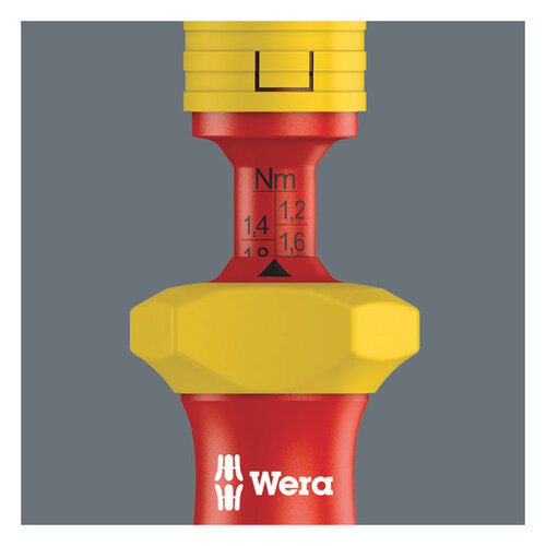 Wera 7400-Series VDE Kraftform adjustable torque handle