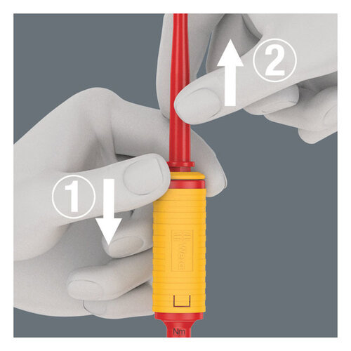 Wera 7400-Series VDE Kraftform adjustable torque handle
