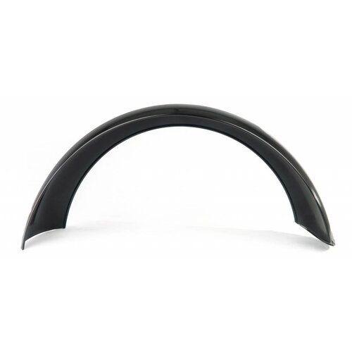 Staal Spatbord Bobber 160 mm - Zwart