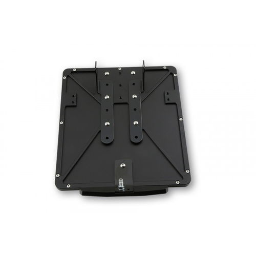 Highsider Cadre de plaque d'immatriculation noir CNC