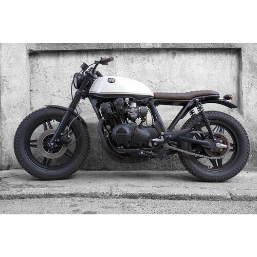 5.75" Scrambler Headlight Bottom Mount Black