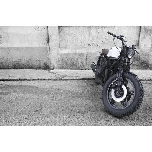 5.75" Scrambler Headlight Bottom Mount Black