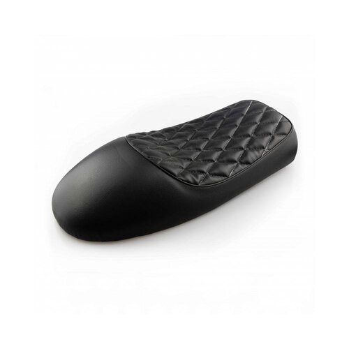 Selle noire Café Racer Diamond Stitch 25