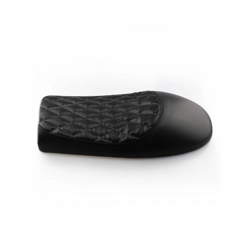 Selle noire Café Racer Diamond Stitch 25