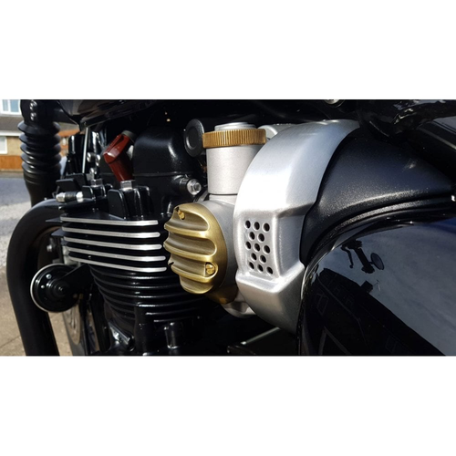 Motone TPS Carb/Throttle body covers ribbed