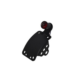 Black Side Mount Curved Atom LED Rücklicht