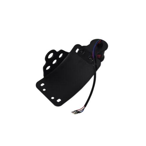 Black Side Mount Curved Atomic LED Tail Light