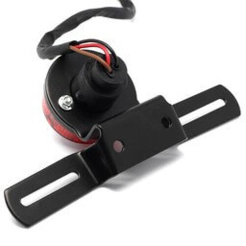 Luz trasera para Cafe con soporte de placa