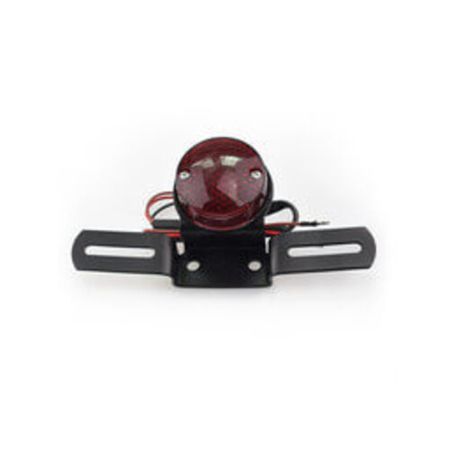 Cafe Tail Light with Plate Holder