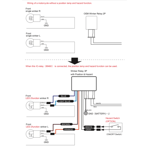 Daytona Gevaren / Alarm licht Module