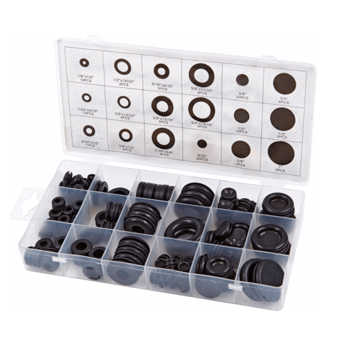 125-piece transit grommet set (open and closed)