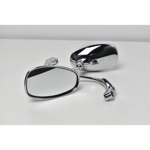 Adjustable Bar end Mirror ABS Chrome