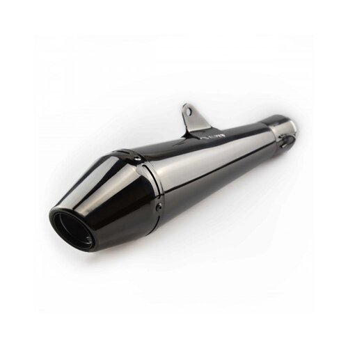 Pot d'échappement GP fait main en inox (universel) 51mm