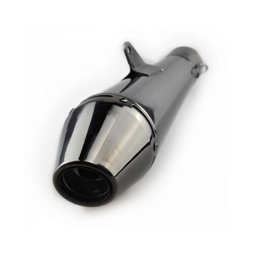 GP Auspuff Schwarz Edelstahl + dB Killer 51mm