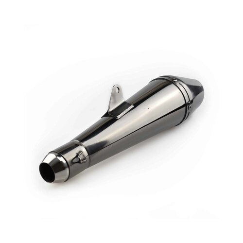 Pot d'échappement GP fait main en inox (universel) 51mm