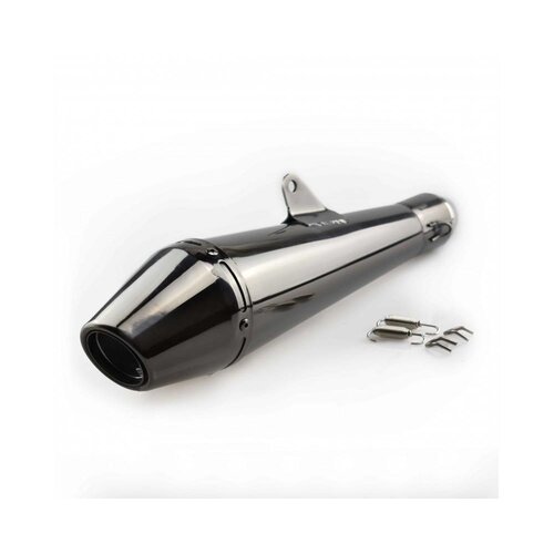 Pot d'échappement GP fait main en inox (universel) 51mm