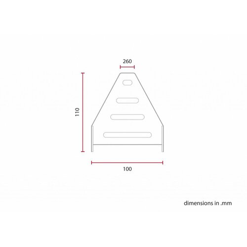 C.Racer Universeller Kennzeichenhalter Typ 2