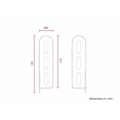 C.Racer Universeller Kennzeichenhalter Typ 3