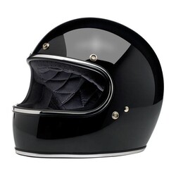 Gringo Helm Gloss Black ECE zugelassen