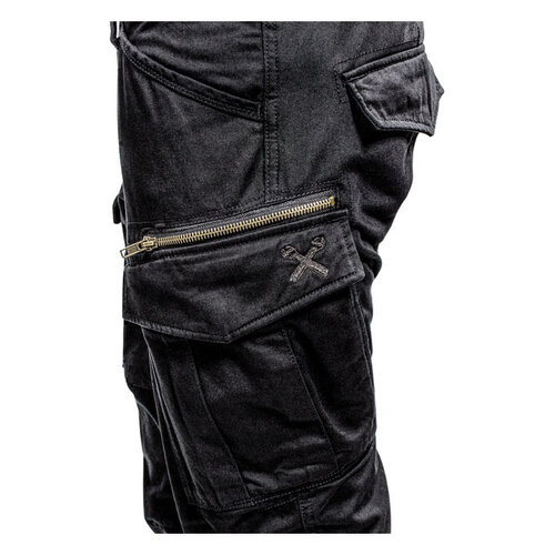 John Doe Jean cargo Stroker noir XTM
