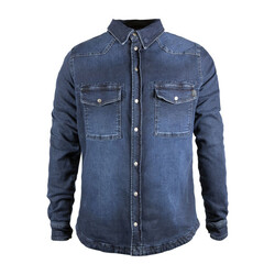 John Doe Motoshirt Denim Dark Blue Used Xtm