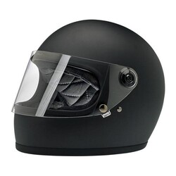 Casque Gringo S, noir mat et homologué ECE