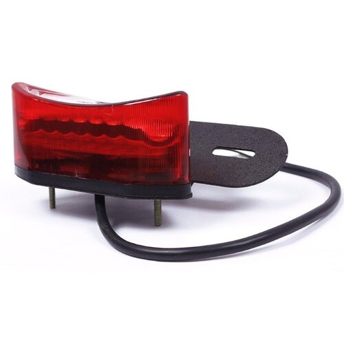 LED Tail Light with Integrated Turn Signals & Plate Holder