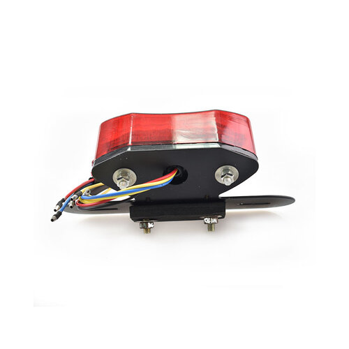 LED Tail Light with Integrated Turn Signals & Plate Holder