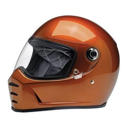 Lane Splitter Helmet Gloss Copper ECE Approved