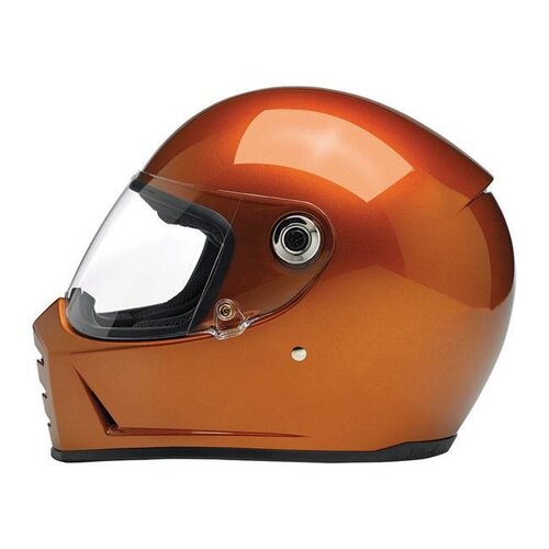 Biltwell Casque Lane Splitter, cuivre brillant et homologué ECE