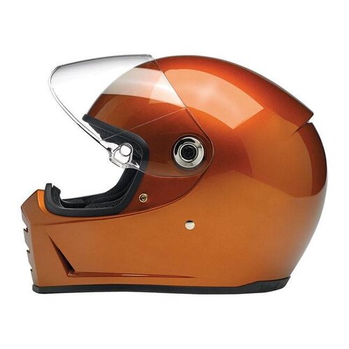 Biltwell Casque Lane Splitter, cuivre brillant et homologué ECE