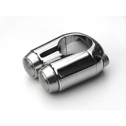 Motone Interrupteur 22MM à 2 boutons - Chromé