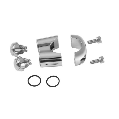 Motone 22MM Switch 2 Buttons Chrome