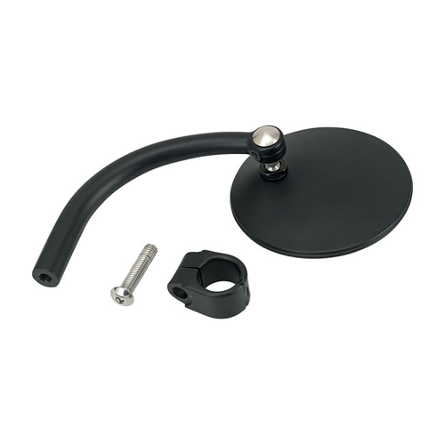 Biltwell Round Utility Mirror Clamp-On-1" Black