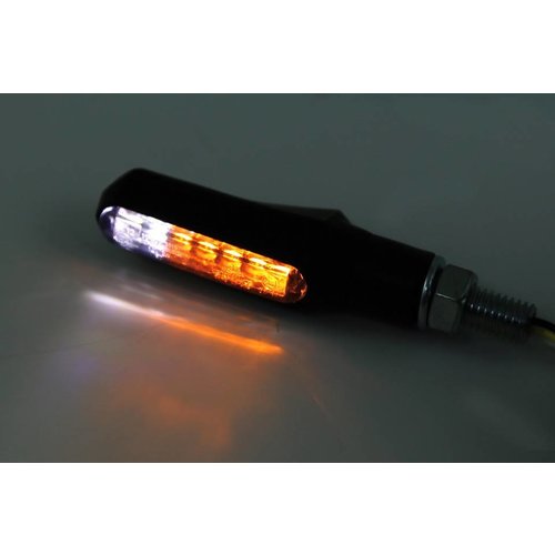 Shin Yo LED turn signal/front position light SHORTY FIN smoke