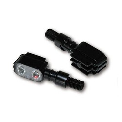 LED Turn Signal MX-1 with black metal housing