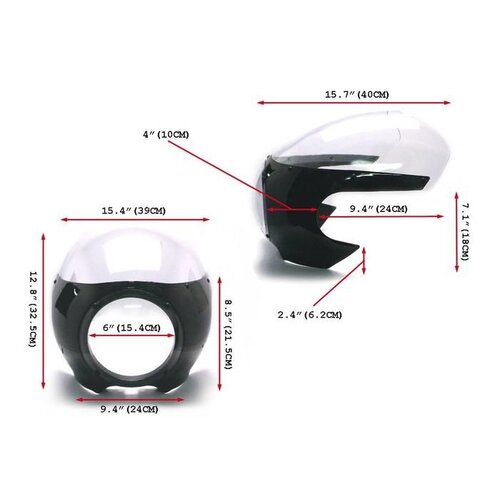 Carénage de course rétro