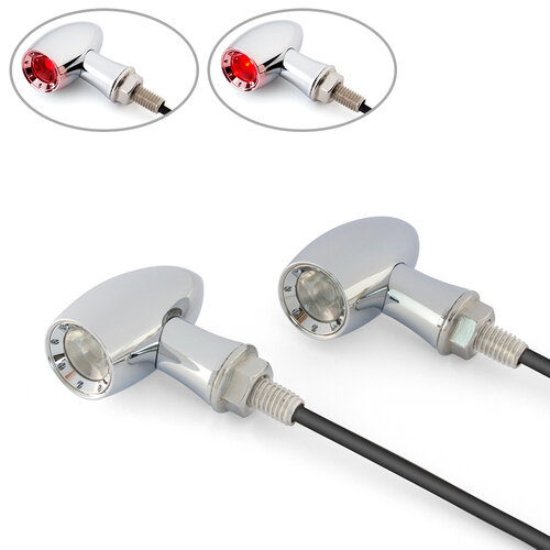 Chrome Mini LED-achterlichten type "Ladz"