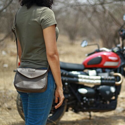 Trip Machine Womens Satchel Tobacco