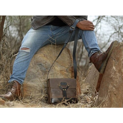 Trip Machine Kuriertasche - Tobacco