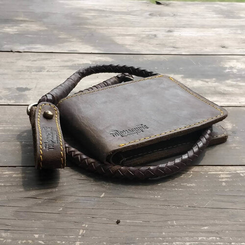 Trip Machine Portefeuille Old Boy brun tabac