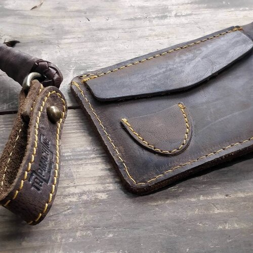 Trip Machine Portefeuille Old Boy brun tabac