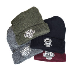 Caferacers United Beanie v2 Red (Choose design)