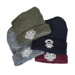 Caferacers United Beanie v2 Grey (Choose design)