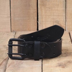 Belt - Black Double Pin